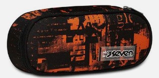 Astuccio scuola Seven Round Plus Freethink Boy Orange